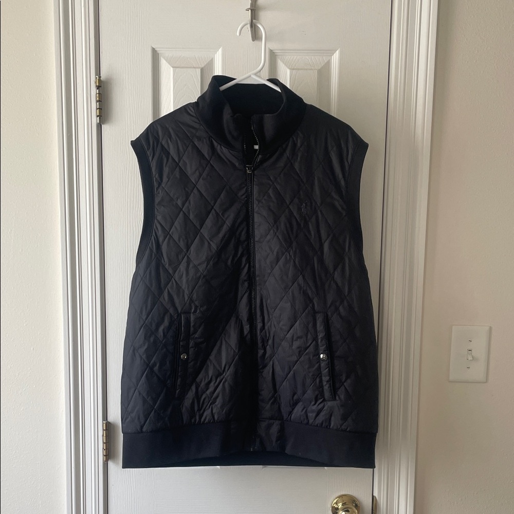 Polo Ralph Lauren Quilted Reversible Hybrid Vest size XL Black